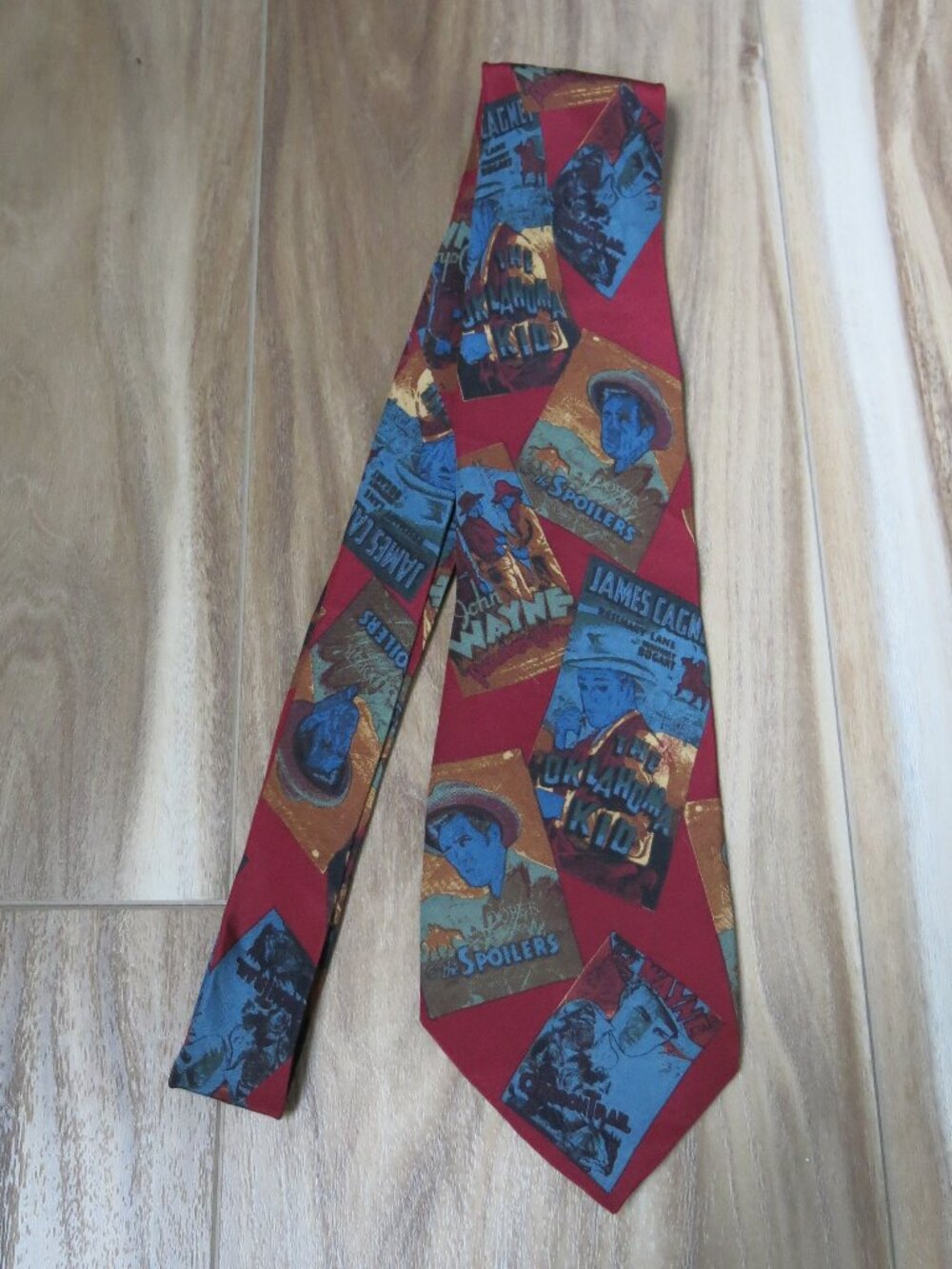 Bugatchi Uomo for Michael Jordan The Spoiler Collage Print Silk Men's Necktie